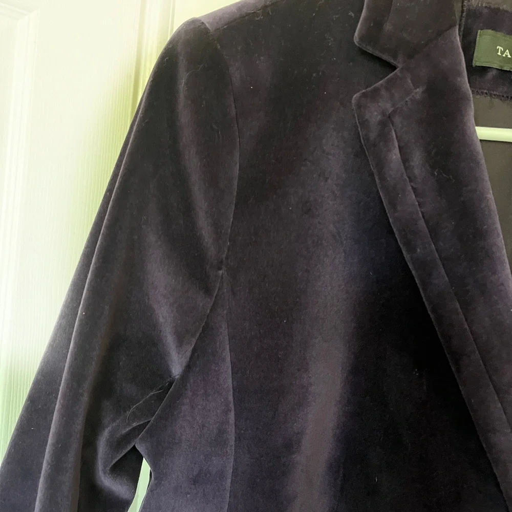 Talbots Purple Velvet Blazer - Picture 3 of 7